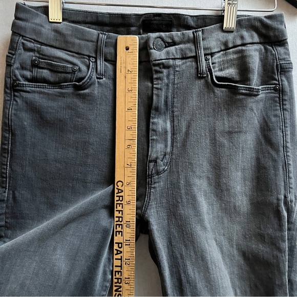 Mother high waisted looker ankle fray Dancing in the Moonlight denim Sz 28 - Picture 11 of 13